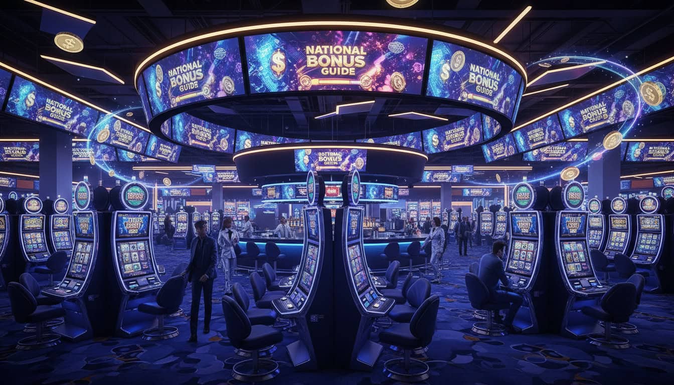 National Casino bonus promóciós oldal képernyőképe